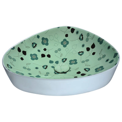 ANZZI Franco Series Ceramic Vessel Sink in Mint Green LS-AZ262