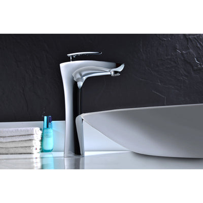 ANZZI Crown Series Single Handle Vessel Sink Faucet in Polished Chrome L-AZ022