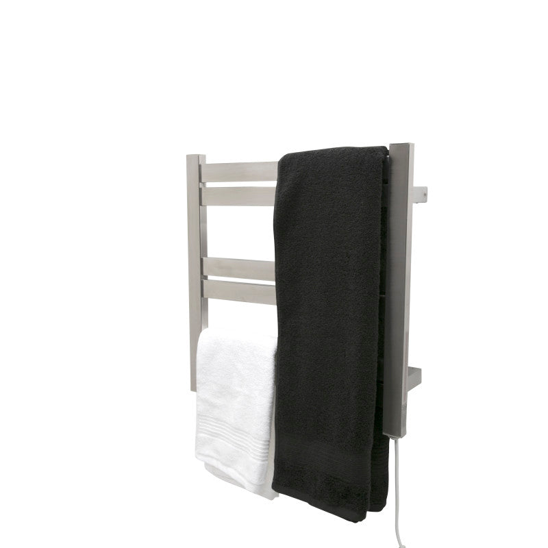 ANZZI Starling 6-Bar Stainless Steel Wall Mounted Electric Towel Warmer Rack TW-AZ025BN