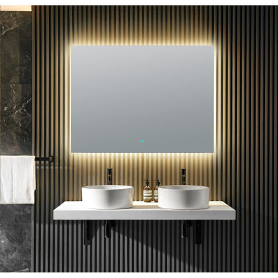 ANZZI Autumn 36 in. x 48 in. Frameless LED Bathroom Mirror BA-LMDFX006AL