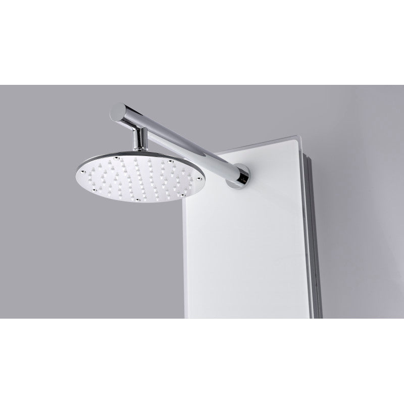 ANZZI Veld Series 64 in. Full Body Shower Panel System with Heavy Rain Shower and Spray Wand in White SP-AZ048