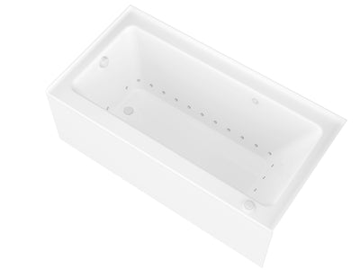 Atlantis Whirlpools Soho 30 x 60 Front Skirted Air Massage Tub with Left Drain 3060SHAL