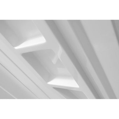 ANZZI Forum 60 in. x 36 in. x 74 in. 3-piece DIY Friendly Alcove Shower Surround in White SW-AZ010WH