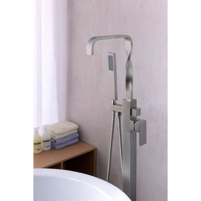 ANZZI Yosemite 2-Handle Claw Foot Tub Faucet with Hand Shower FS-AZ0050BN