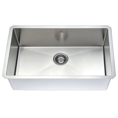 ANZZI Vanguard Undermount Stainless Steel 30 in. 0-Hole Single Bowl Kitchen Sink in Brushed Satin K-AZ3018-1A
