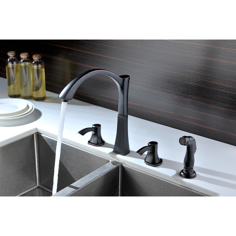 Soave Series 2-Handle Standard Kitchen Faucet KF-AZ032