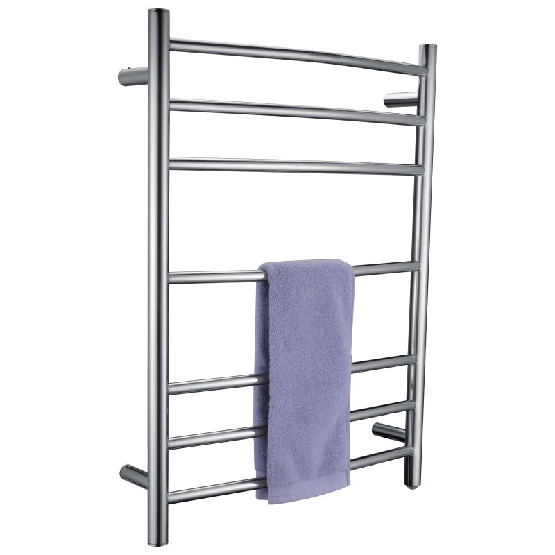 ANZZI Gown 7-Bar Stainless Steel Wall Mounted Towel Warmer TW-AZ027MBK