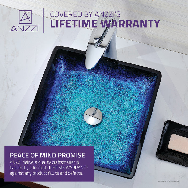 ANZZI Viace Series Deco-Glass Vessel Sink LS-AZ056