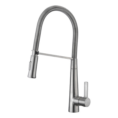 KF-AZ188BN - ANZZI Apollo Single Handle Pull-Down Sprayer Kitchen Faucet in Brushed Nickel