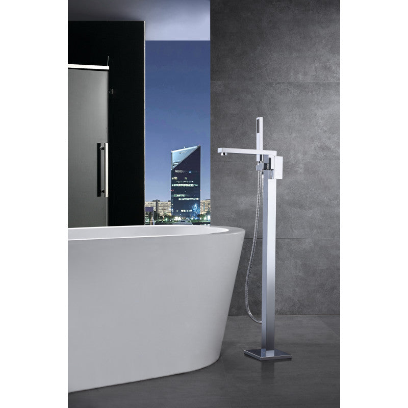 ANZZI Khone 2-Handle Claw Foot Tub Faucet with Hand Shower FS-AZ0037CH
