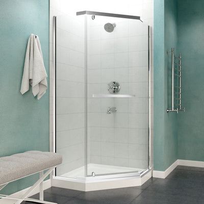SD-AZ056-01CH - ANZZI Castle Series 49 in. x 72 in. Semi-Frameless Shower Door with TSUNAMI GUARD in Polished Chrome