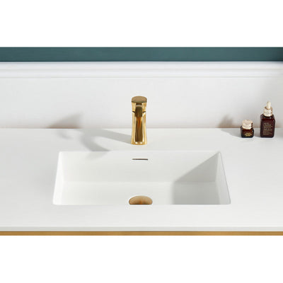 ANZZI Orchard 36 in. Console Sink with Glossy White Counter Top CS-FGC005-BN