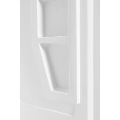ANZZI Gradient 36 in. x 36 in. x 74 in. 2-piece DIY Friendly Corner Shower Surround in White SW-AZ006WH