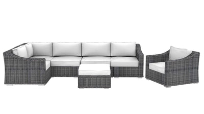The Tahoe 7pc Deep Seating Outdoor Patio Furniture