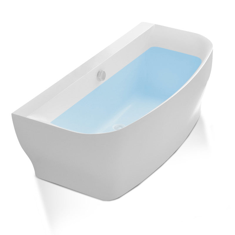 FT-AZ112 - ANZZI Bank Series 5.41 ft. Freestanding Bathtub in White