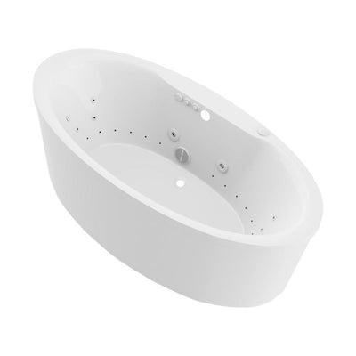 FT-AZ101 - ANZZI Heidi 5.7 ft. Whirlpool and Air Bath Tub in White