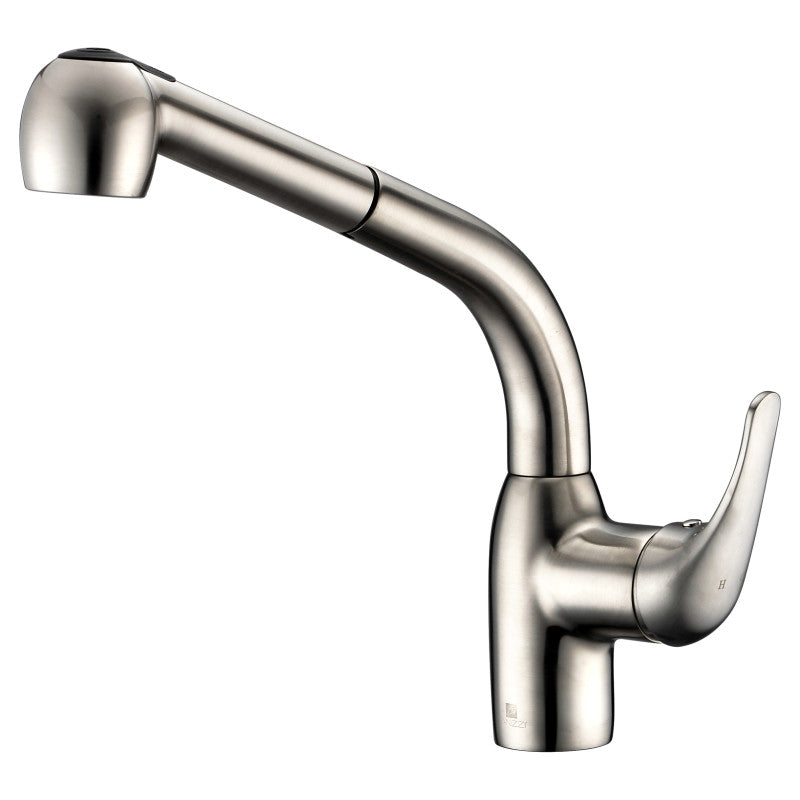 ANZZI Harbour Single-Handle Pull-Out Sprayer Kitchen Faucet in Brushed Nickel KF-AZ095