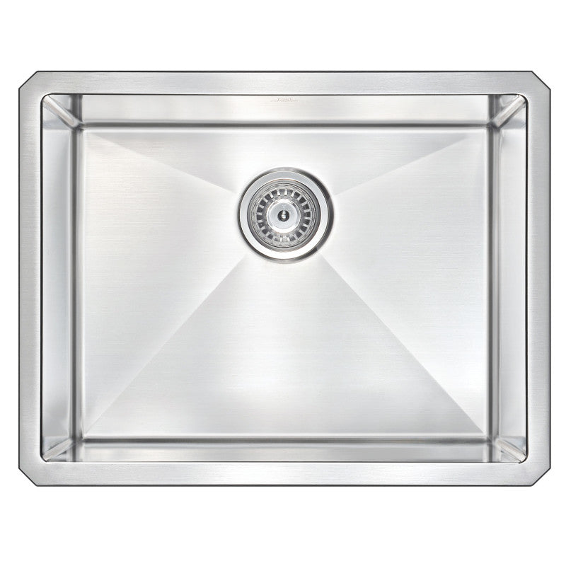 ANZZI Vanguard Undermount Stainless Steel 23 in. 0-Hole Single Bowl Kitchen Sink K-AZ2318-1A