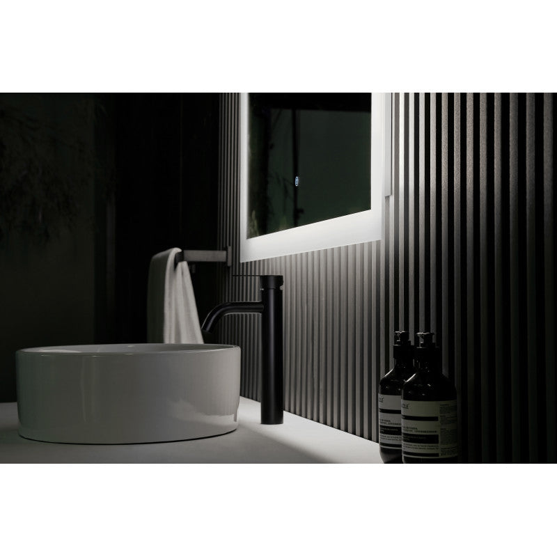 ANZZI Mars 32 in. x 30 in. Frameless Rectangular LED Bathroom Mirror with Defogger in Silver BA-LMDFX008AL