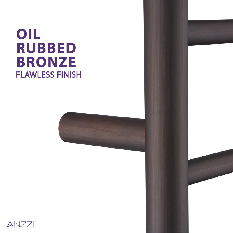 ANZZI Glow 4-Bar Stainless Steel Wall Mounted Towel Warmer TW-AZ018ORB