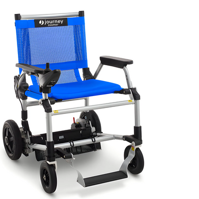 Journey Health & Lifestyle Journey Zoomer® Folding Power Chair Left- or Right-handed Control 08360 BLU RGT