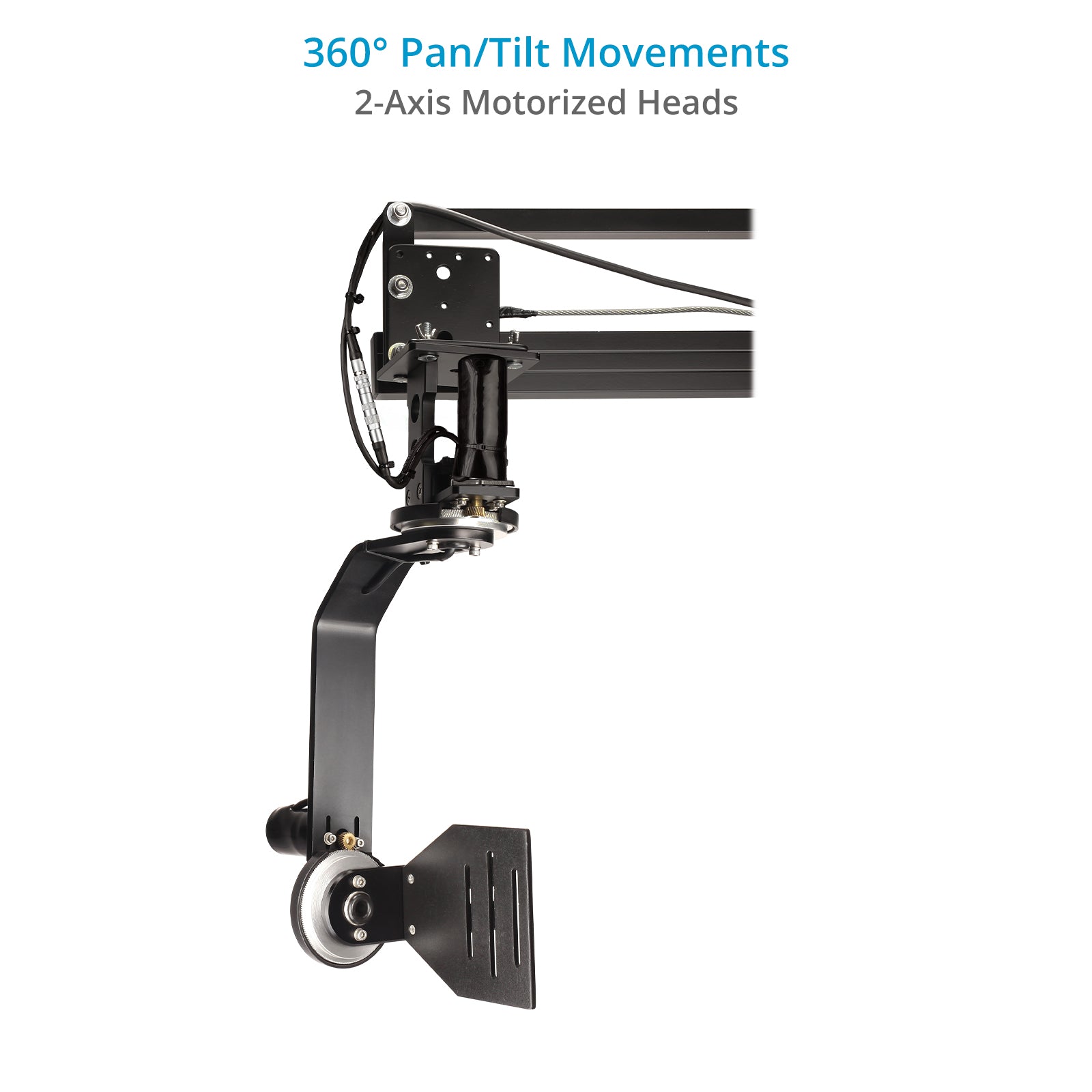 Proaim Jr. Pan Tilt Head for Camera Jib Crane, Payload : 5 kg / 11 lb - Image 2