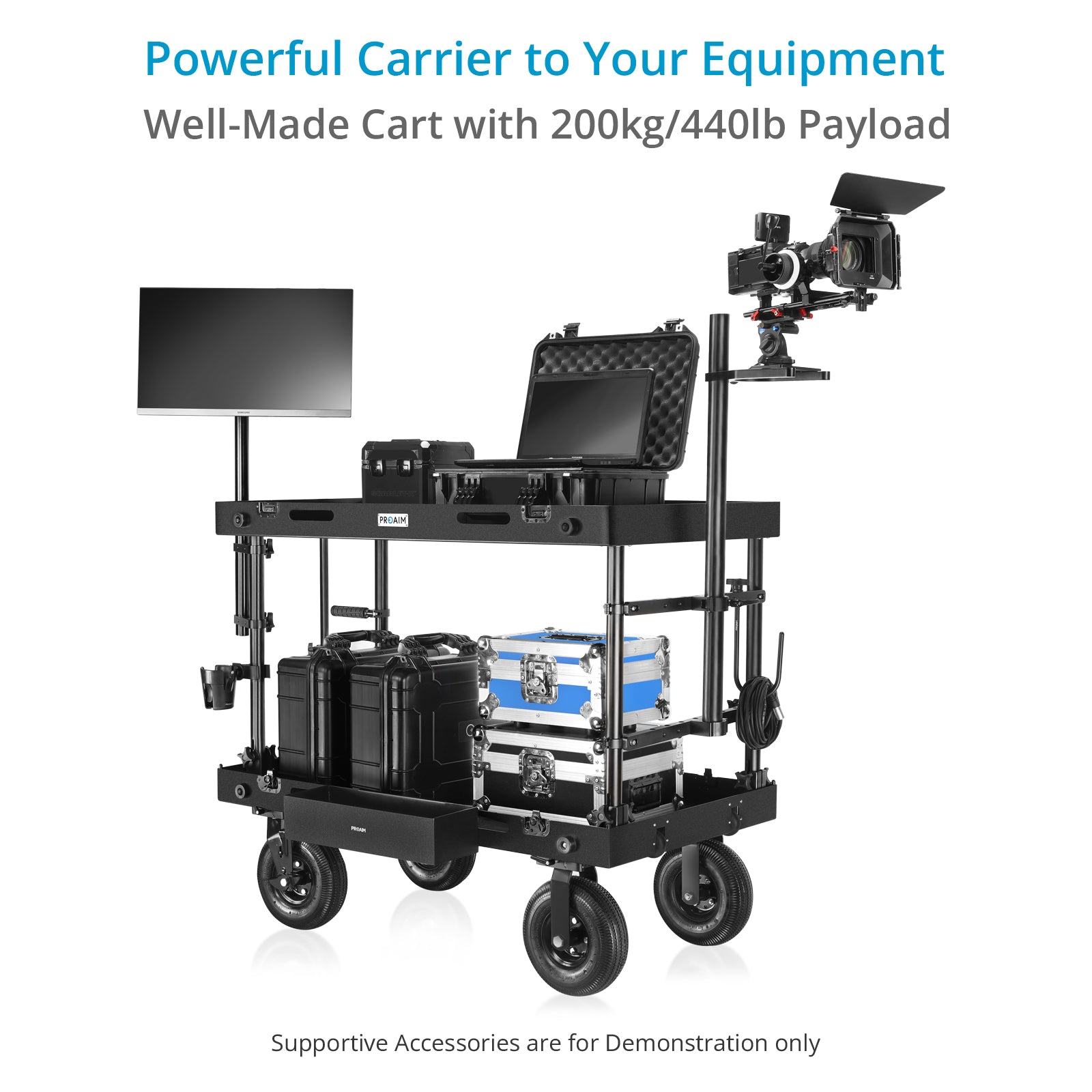 Proaim Victor Lite Video Production Camera Cart - Image 2