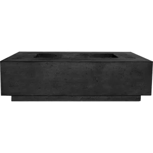 Prism Hardscapes Tavola 1 - Fire Pit Table Propane Gas - Ebony