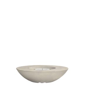 Prism Hardscapes Ovale 60" Coastal Modern Concrete Propane Gas Fire