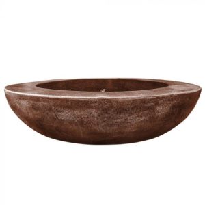 Prism Hardscapes Moderno 70 70" Cafe Round Concrete Natural Gas Fire