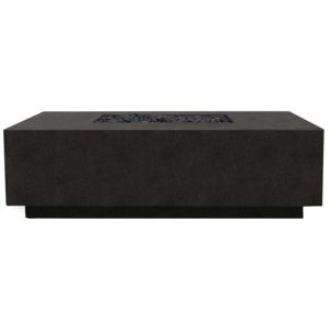 Prism Hardscapes Tavola 7 60" Ebony Rectangular Concrete Propane Gas
