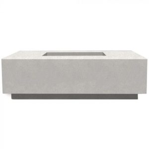 Prism Hardscapes Tavola 7 60" Ultra White Rectangular Concrete Natural