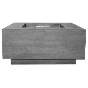 Prism Hardscapes Tavola 2 36" Pewter Square Concrete Natural Gas Fire