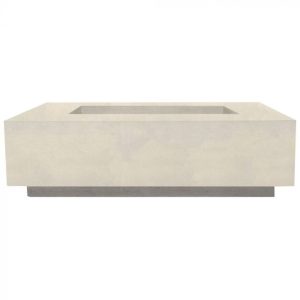 Prism Hardscapes Tavola 1 56" Coastal Rectangular Concrete Natural Gas