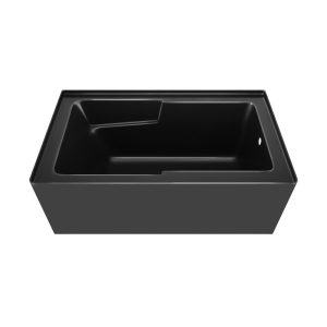 Voltaire 54 x 30 Skirted Right Drain Soaking Apron Bathtub in Glossy