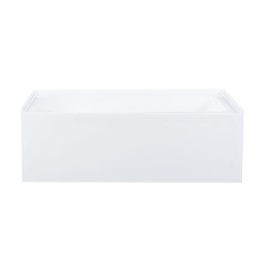 Voltaire 60" x 30" Left-Hand Drain Alcove Bathtub with Apron and
