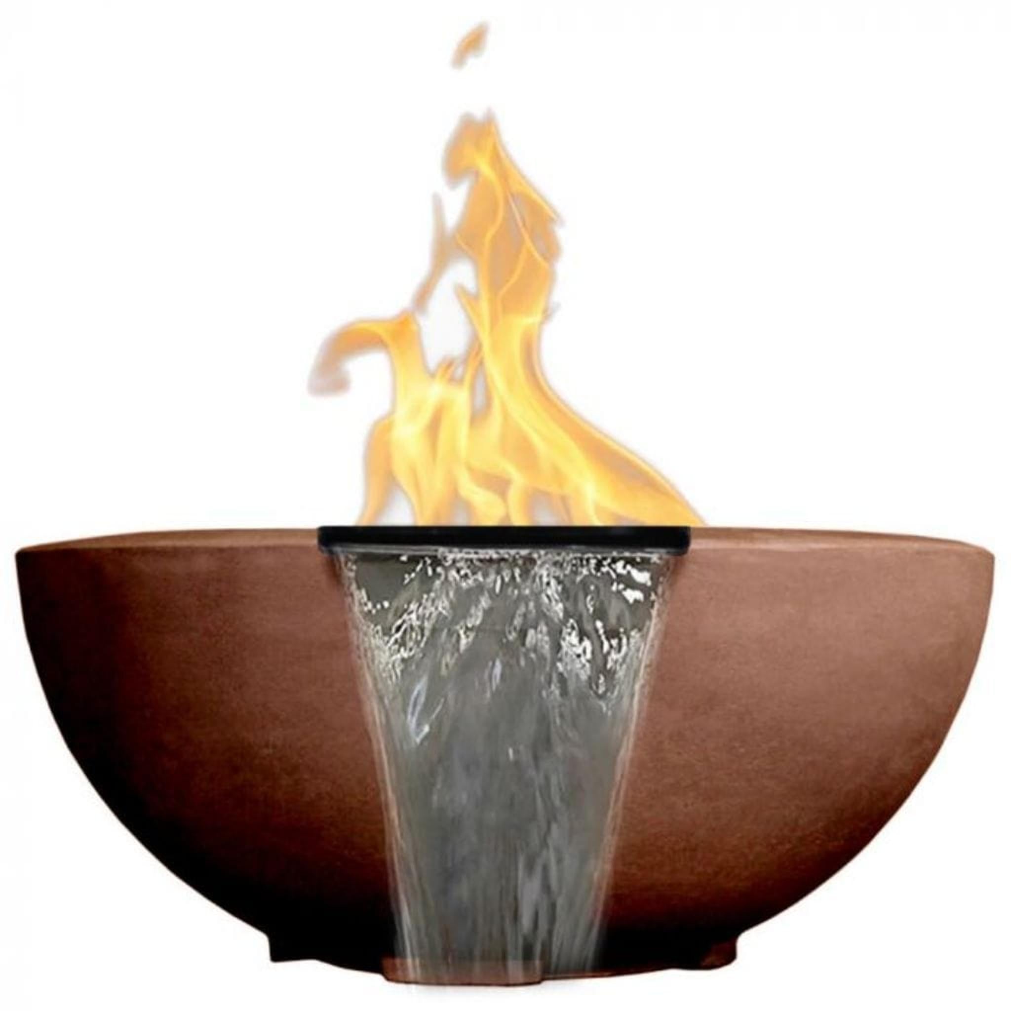 Prism Hardscapes 29" Moderno 2-P Round Concrete Gas Fire Pit & - Image 2
