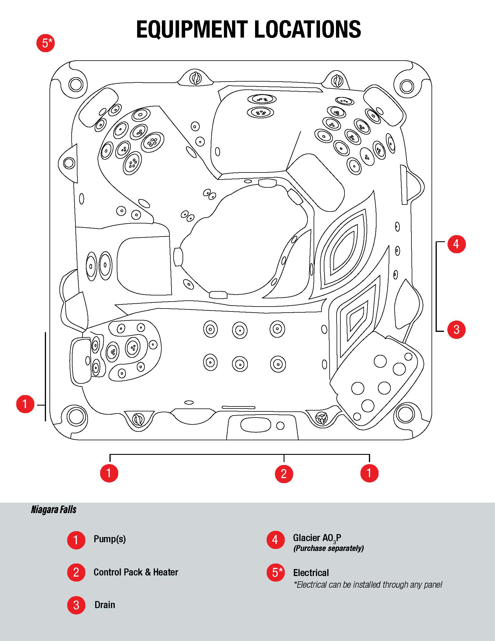 Niagara Falls 7-Person 60-Jet Hot Tub - Image 2