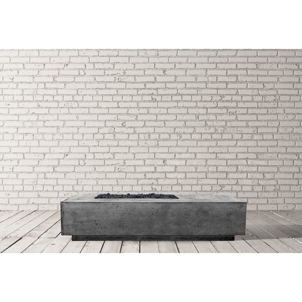 Prism Hardscapes Tavola 5 80" Ebony Rectangular Concrete Natural Gas - Image 2