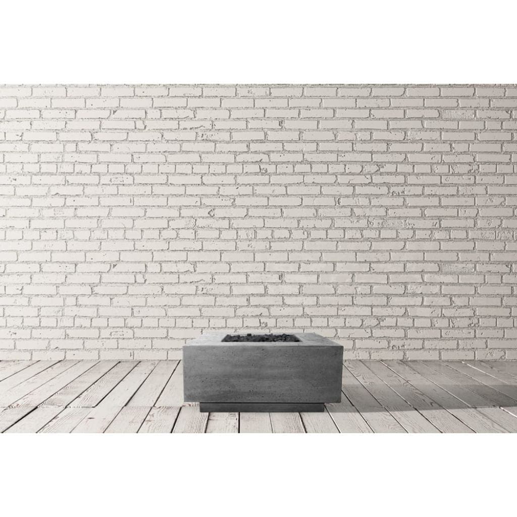 Prism Hardscapes Tavola 2 36" Ebony Square Concrete Natural Gas Fire - Image 2