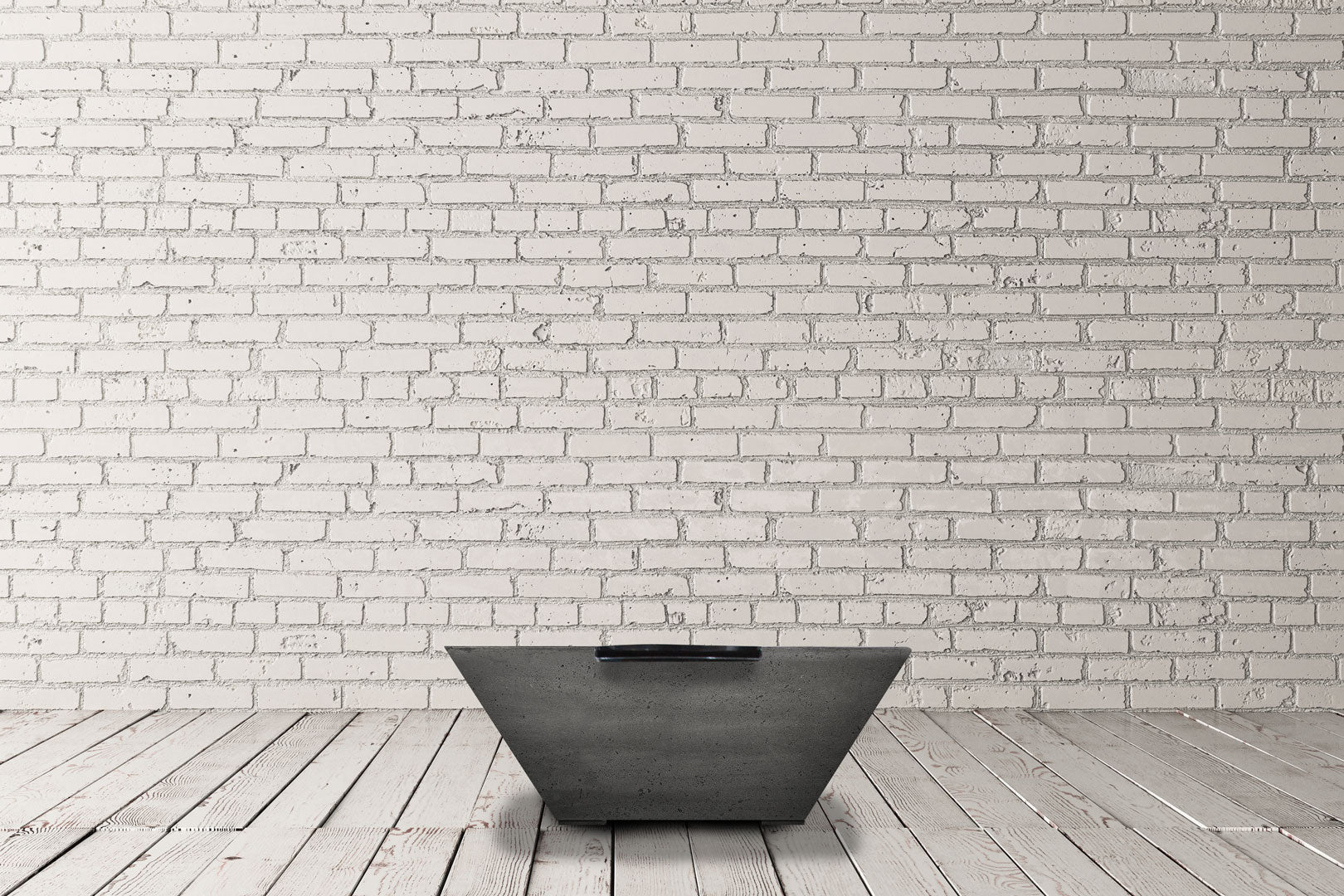 Prism Hardscapes Lombard Tall 32" Ebony Concrete Propane Gas Fire Bowl - Image 2