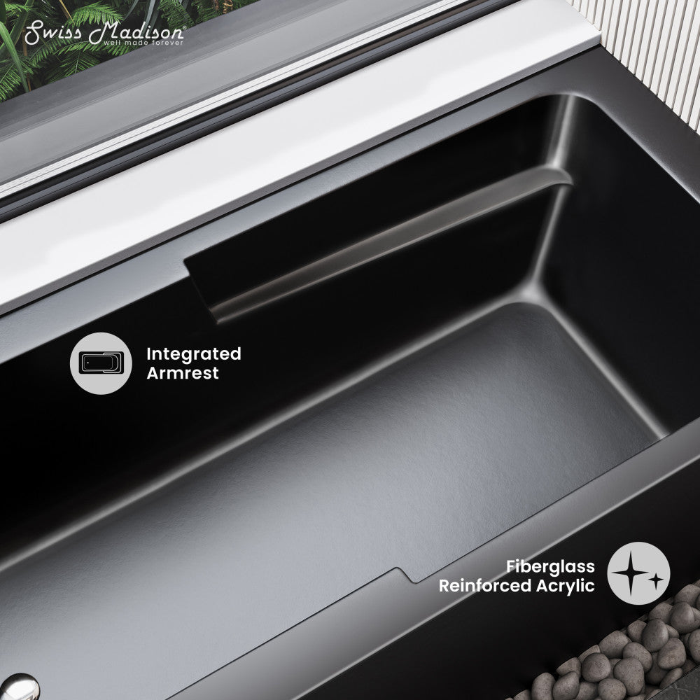 Voltaire 60 x 30 Skirted Left Drain Soaking Apron Bathtub in Matte - Image 3