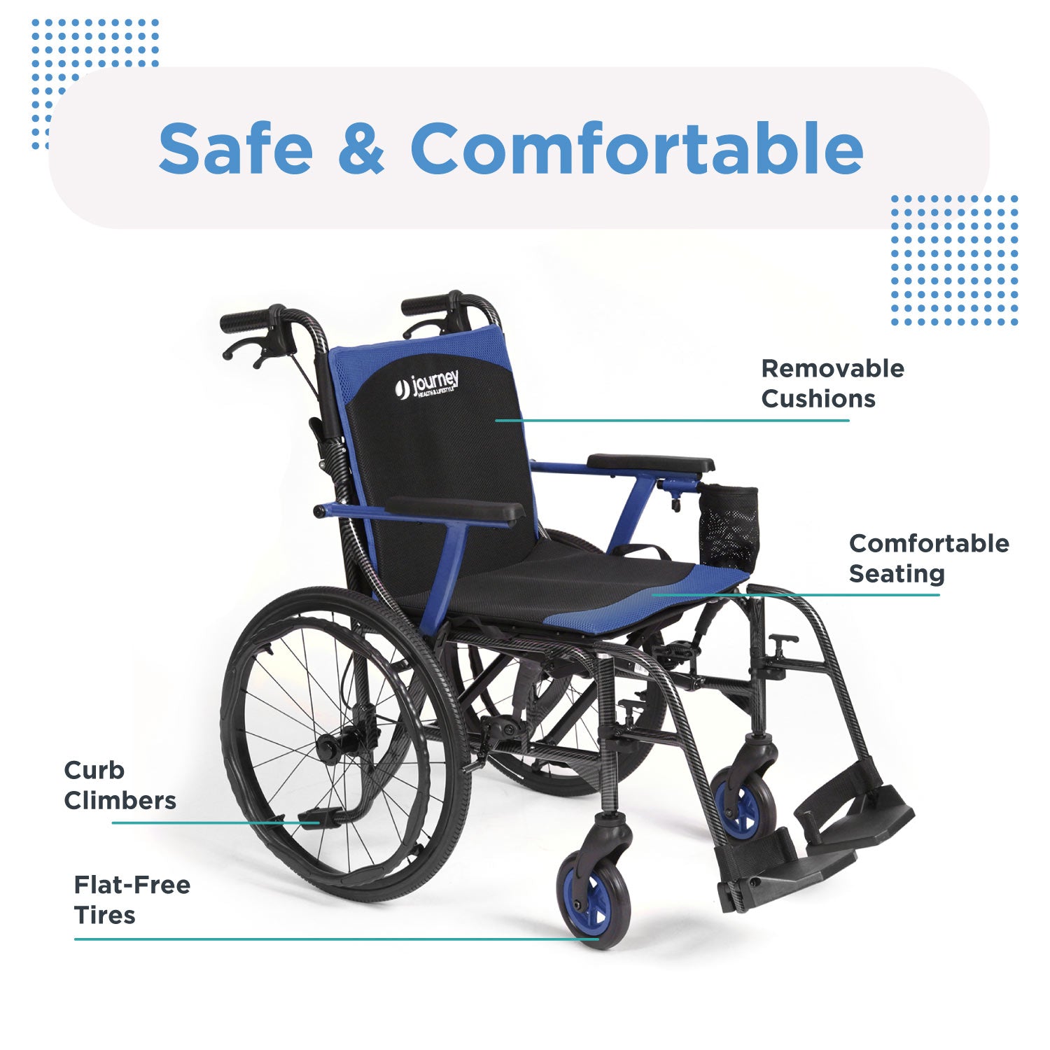 Journey So Lite® C2 Ultra Lightweight Wheelchair - Image 3