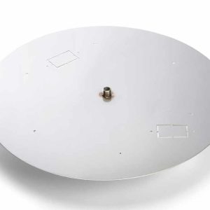 42" High Capacity Stainless Steel Round Flat Burner Pan