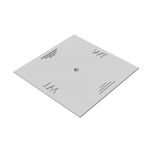 Warming Trends Square Aluminum Fire Pit Plate- 7 Sizes Available - 60"