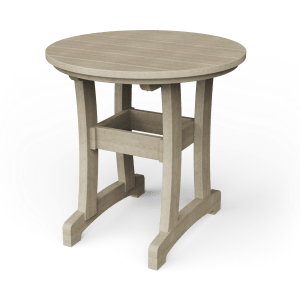 Poly Round Dining Table (Wood Grain Series)
