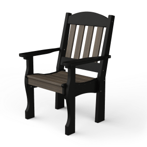 Poly Garden Arm Chair (Wood Grain Series)