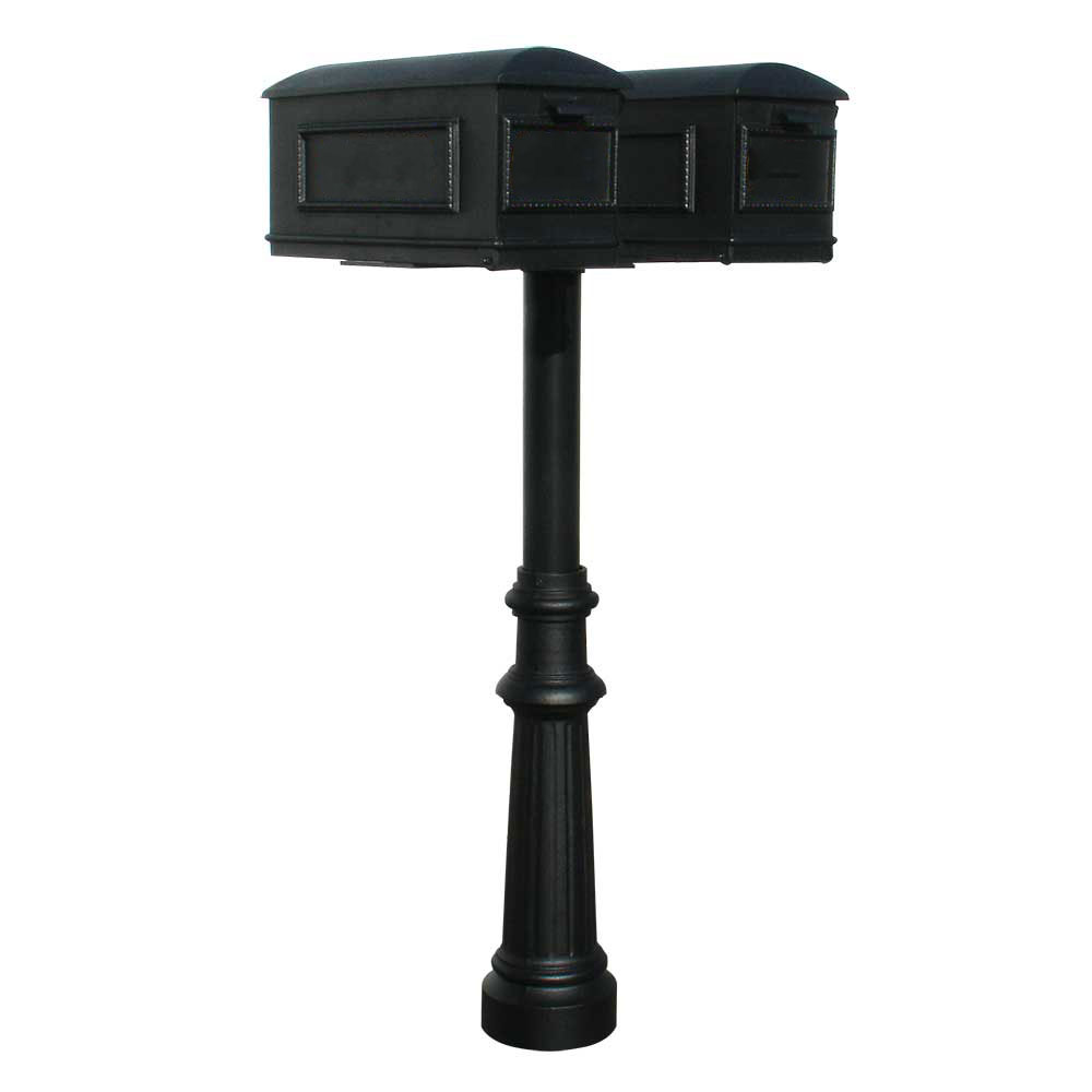 Hanford Twin Mailbox Post (no scrolls)