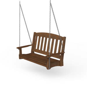 Poly Garden Swing (Wood Grain Series)