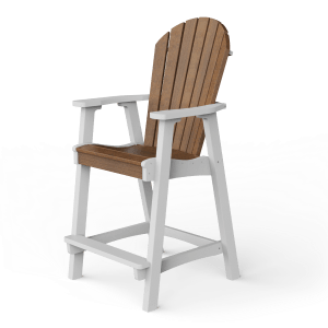 Poly Adirondack Bar Chair (Wood Grain Series)
